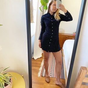 Freepeople polka dot mini dress